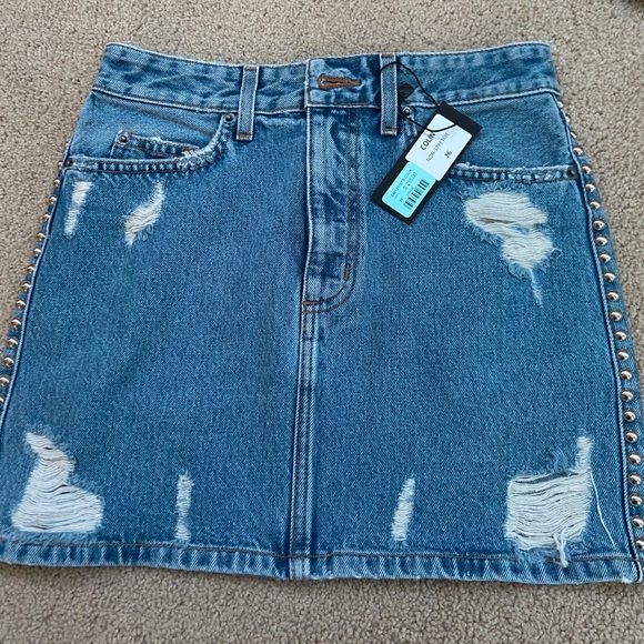 carmar denim studded skirt - Picture 2 of 5